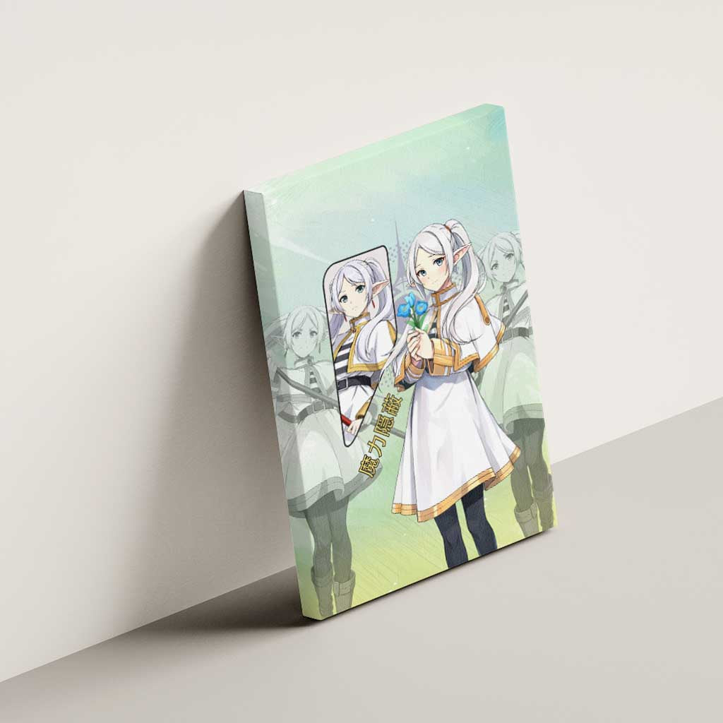 Frieren Frieren Beyond Journey’s End Canvas Wall Art Ethereal Fantasy Anime Style