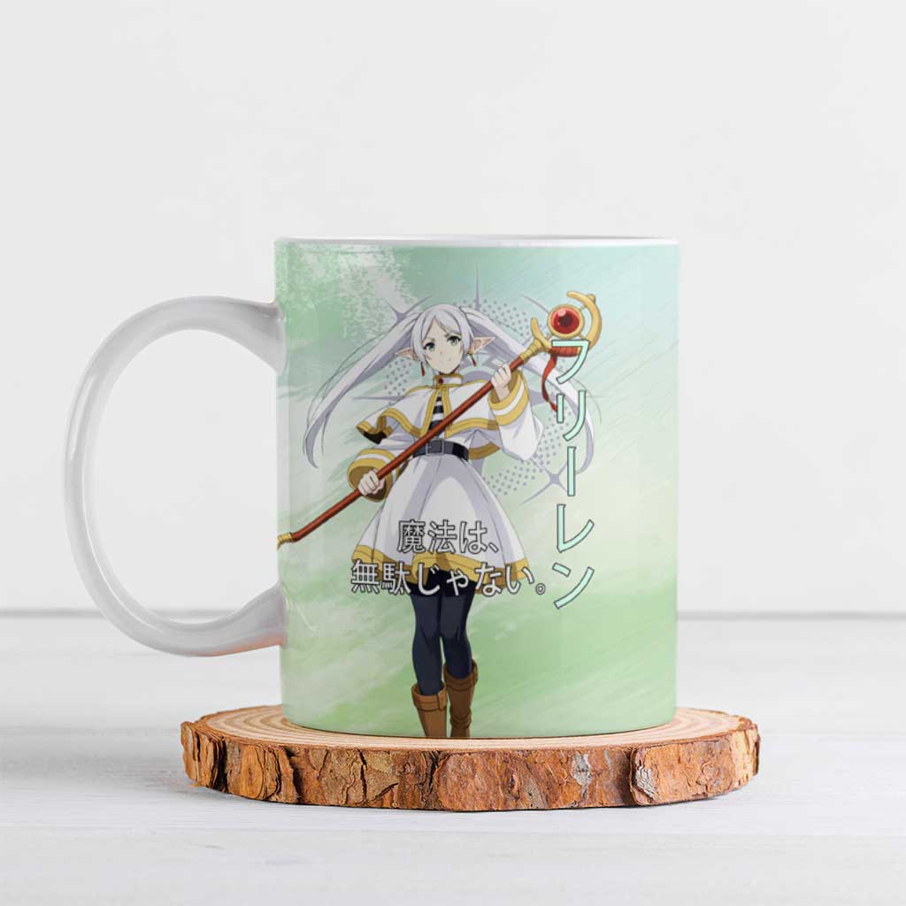 Frieren Frieren Beyond Journey’s End Ceramic Mug Ethereal Fantasy Anime Style