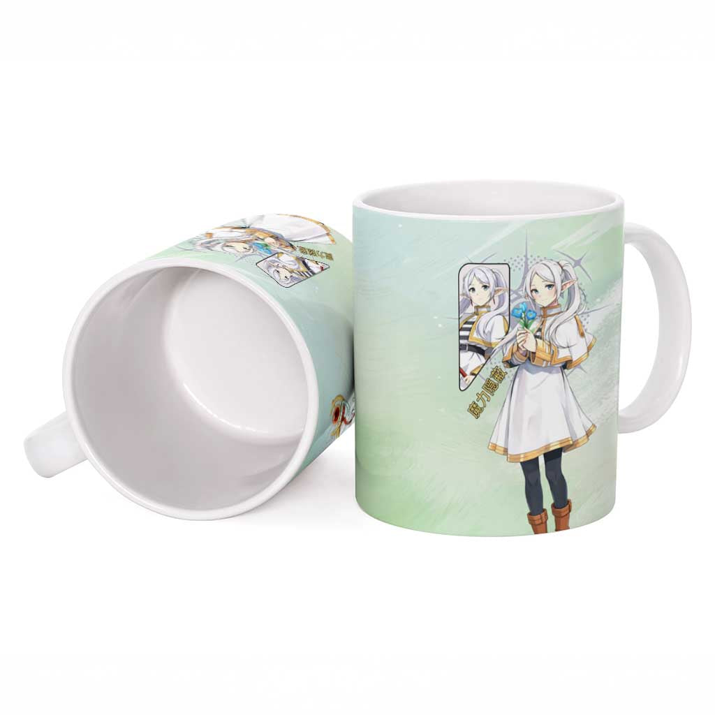 Frieren Frieren Beyond Journey’s End Ceramic Mug Ethereal Fantasy Anime Style