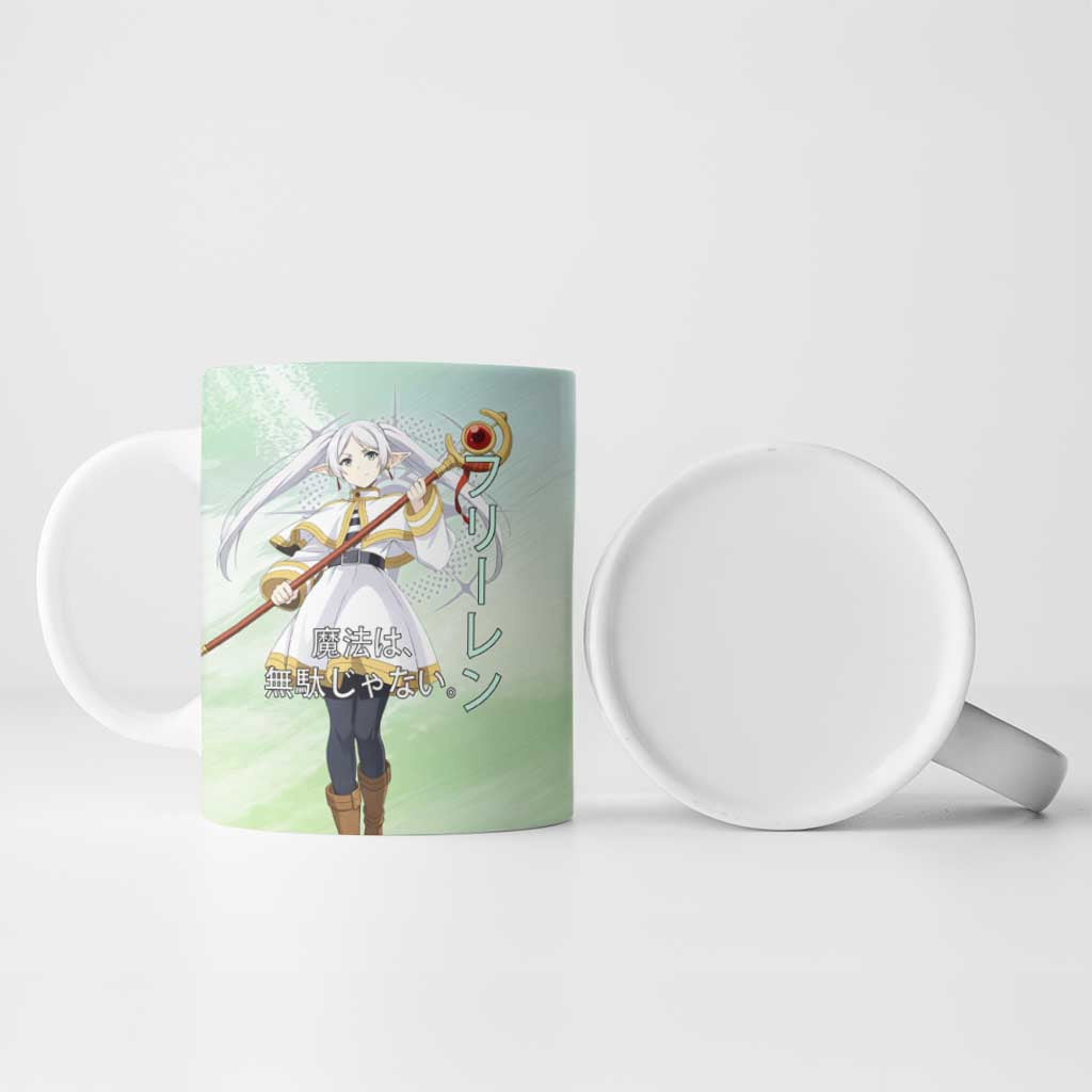 Frieren Frieren Beyond Journey’s End Ceramic Mug Ethereal Fantasy Anime Style