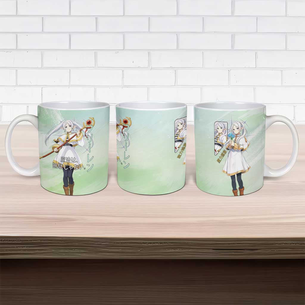 Frieren Frieren Beyond Journey’s End Ceramic Mug Ethereal Fantasy Anime Style