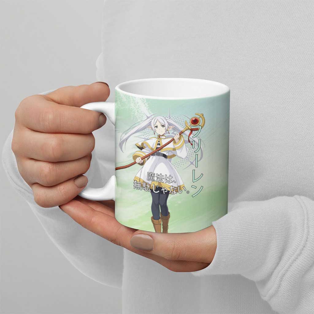 Frieren Frieren Beyond Journey’s End Ceramic Mug Ethereal Fantasy Anime Style