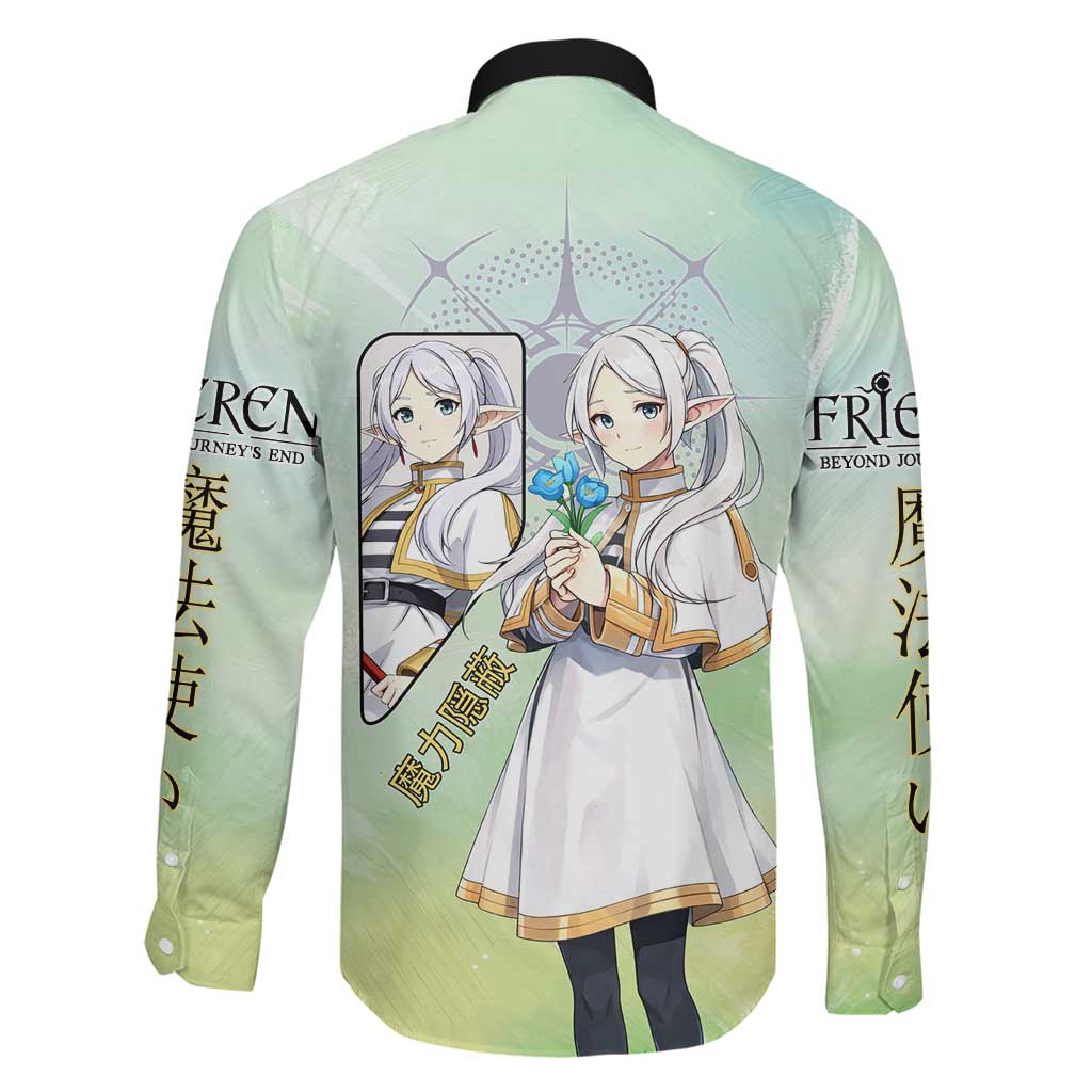 Frieren Frieren Beyond Journey’s End Family Matching Off The Shoulder Long Sleeve Dress and Hawaiian Shirt Ethereal Fantasy Anime Style