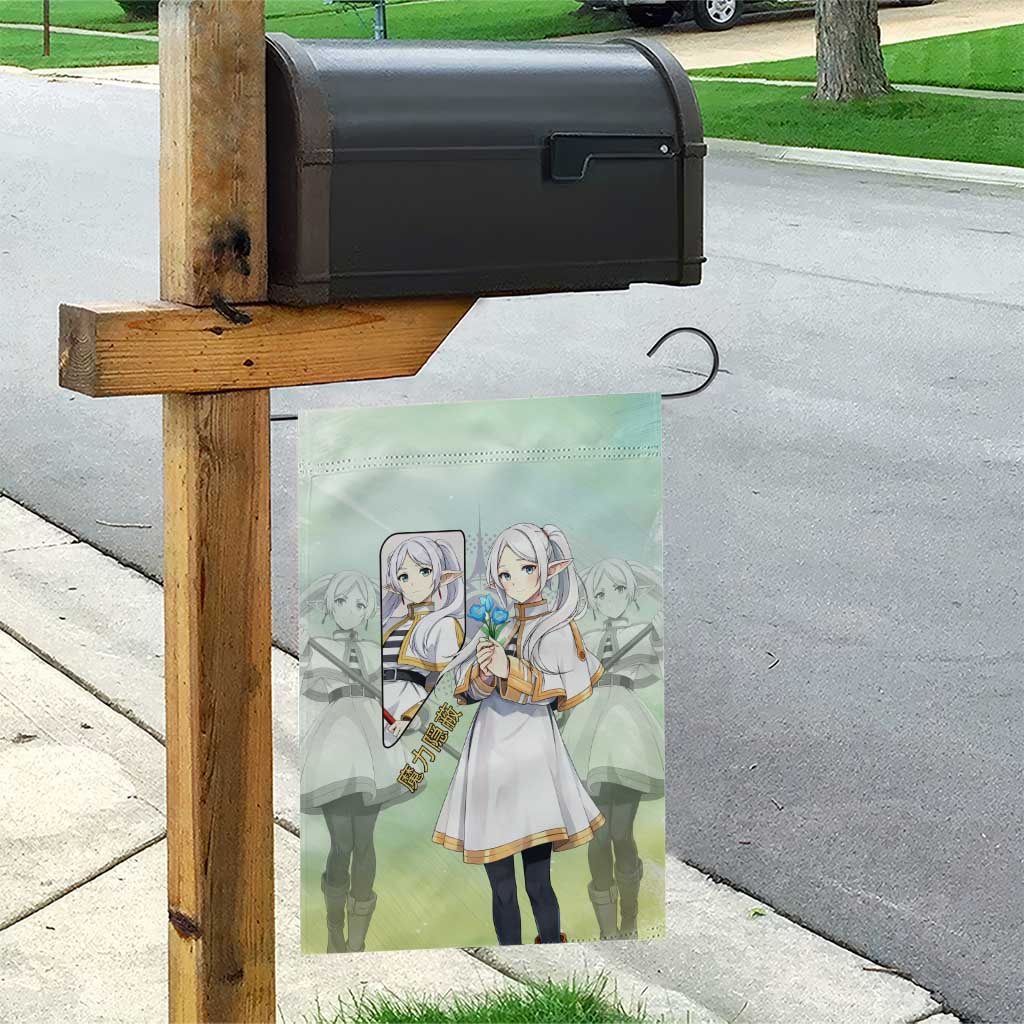 Frieren Frieren Beyond Journey’s End Garden Flag Ethereal Fantasy Anime Style