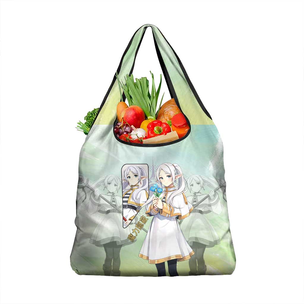 Frieren Frieren Beyond Journey’s End Grocery Bag Ethereal Fantasy Anime Style