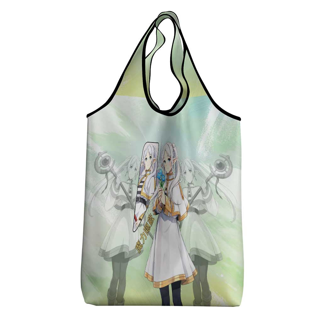 Frieren Frieren Beyond Journey’s End Grocery Bag Ethereal Fantasy Anime Style