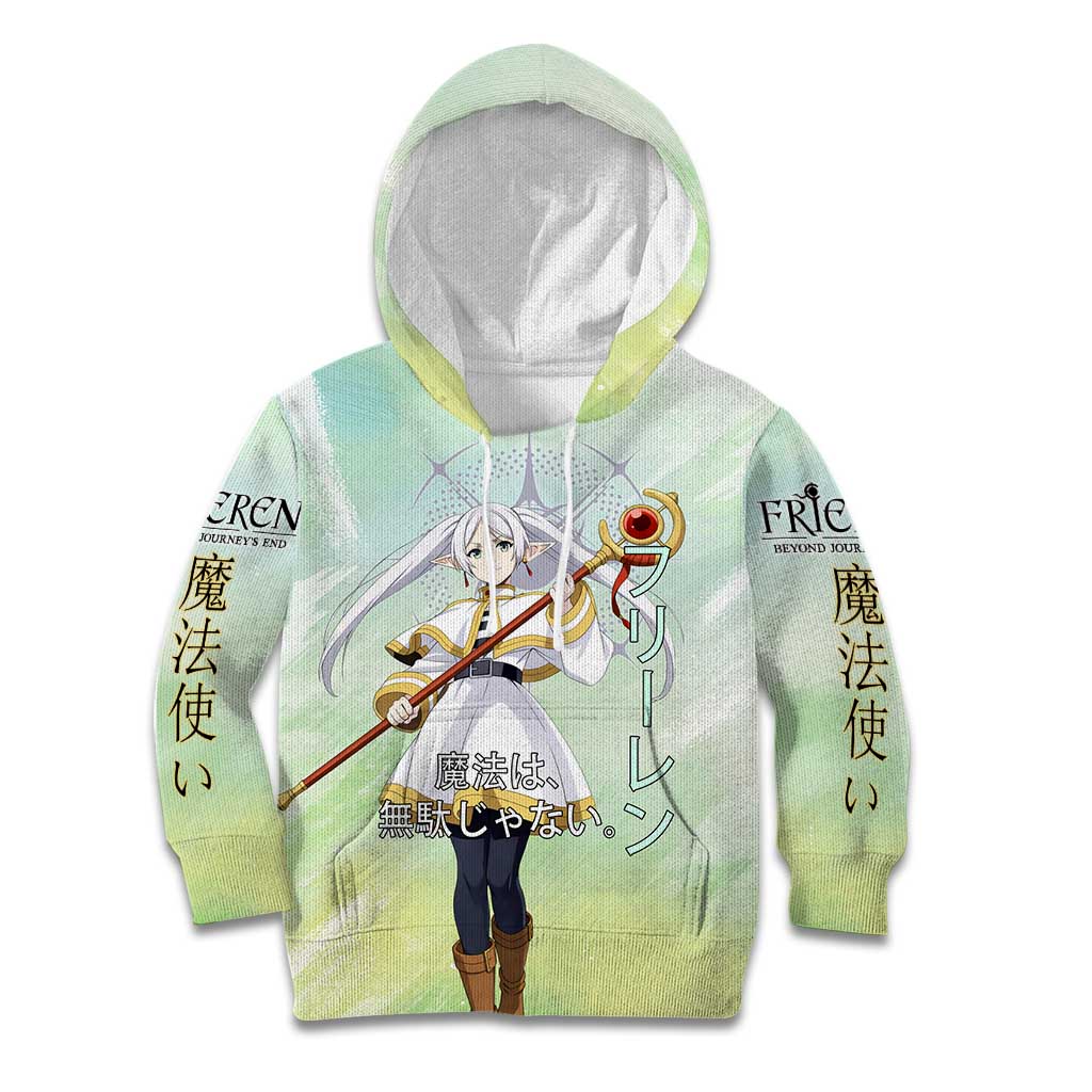 Frieren Frieren Beyond Journey’s End Kid Hoodie Ethereal Fantasy Anime Style