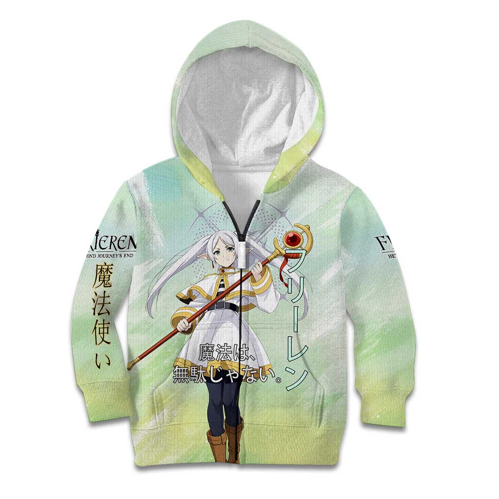 Frieren Frieren Beyond Journey’s End Kid Hoodie Ethereal Fantasy Anime Style