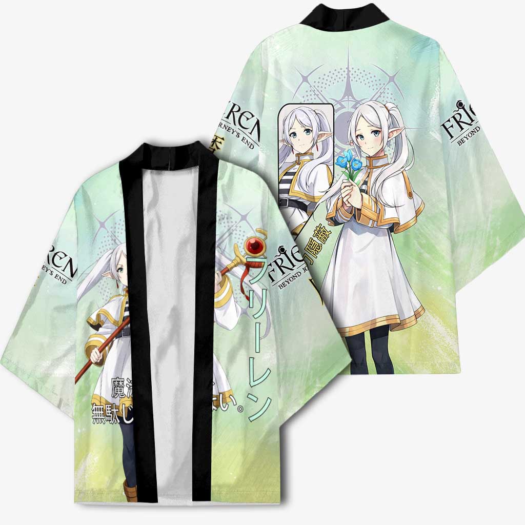 Frieren Frieren Beyond Journey’s End Kimono Ethereal Fantasy Anime Style