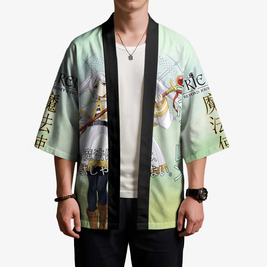 Frieren Frieren Beyond Journey’s End Kimono Ethereal Fantasy Anime Style