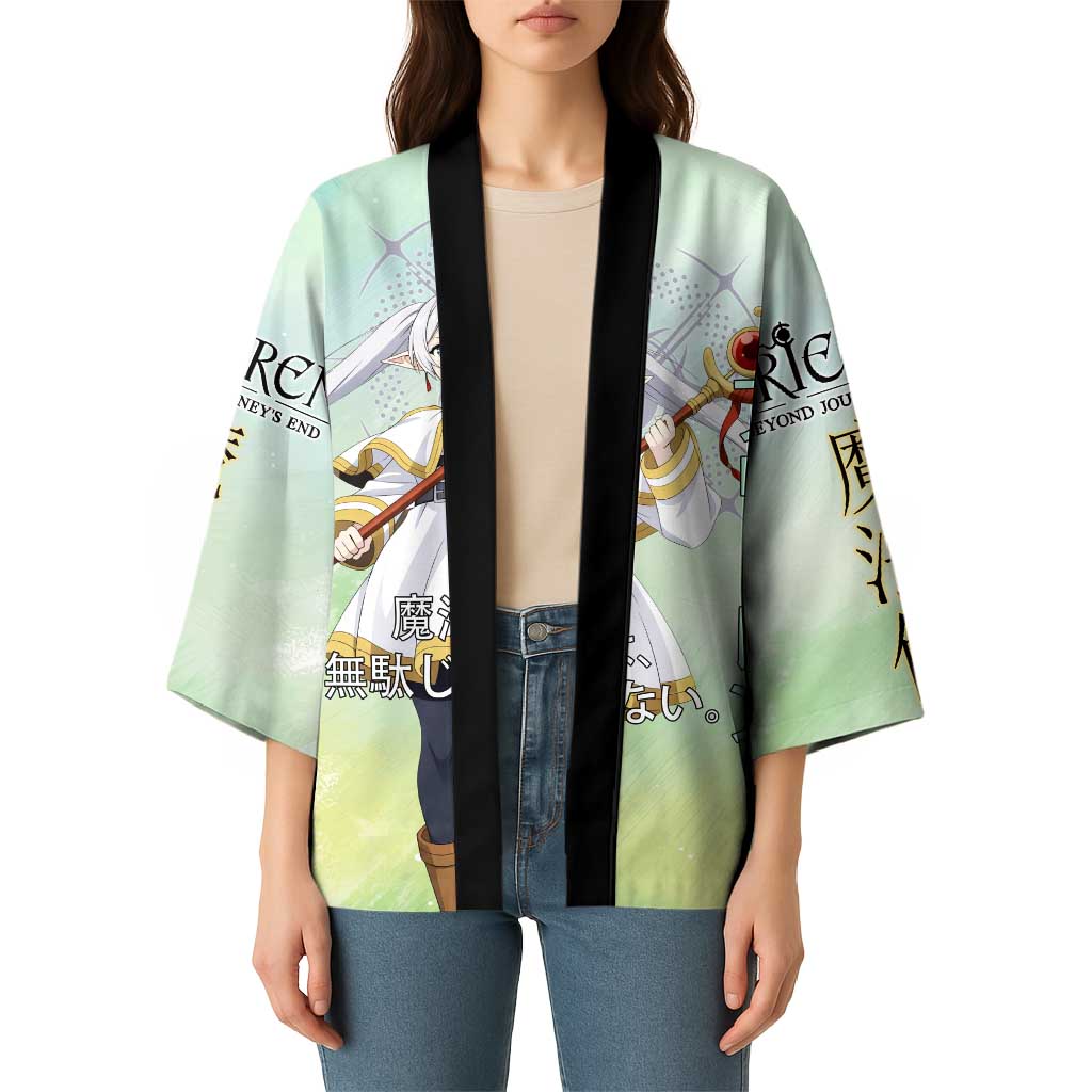 Frieren Frieren Beyond Journey’s End Kimono Ethereal Fantasy Anime Style