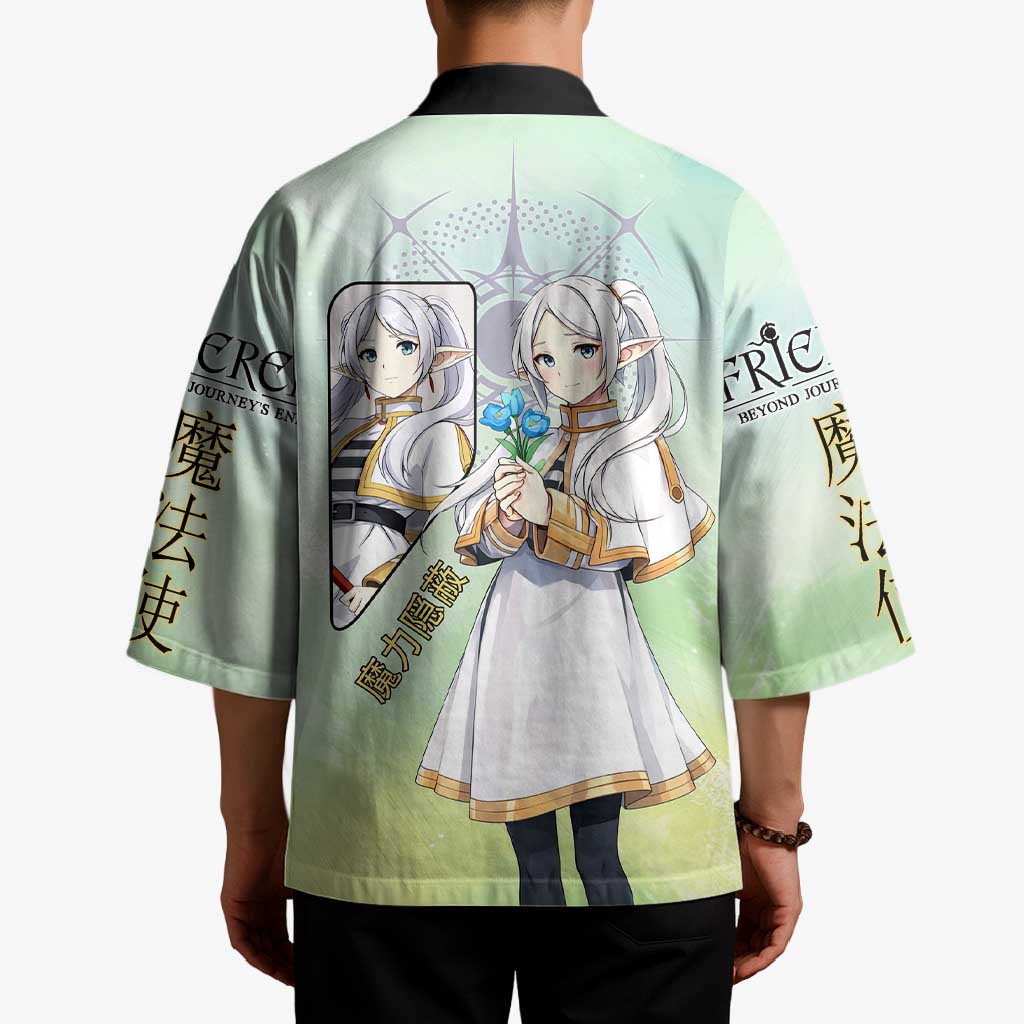 Frieren Frieren Beyond Journey’s End Kimono Ethereal Fantasy Anime Style