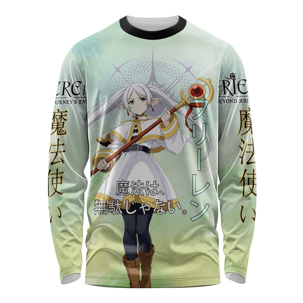 Frieren Frieren Beyond Journey’s End Long Sleeve Shirt Ethereal Fantasy Anime Style