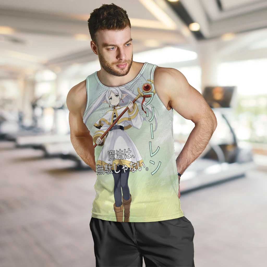 Frieren Frieren Beyond Journey’s End Men Tank Top Ethereal Fantasy Anime Style
