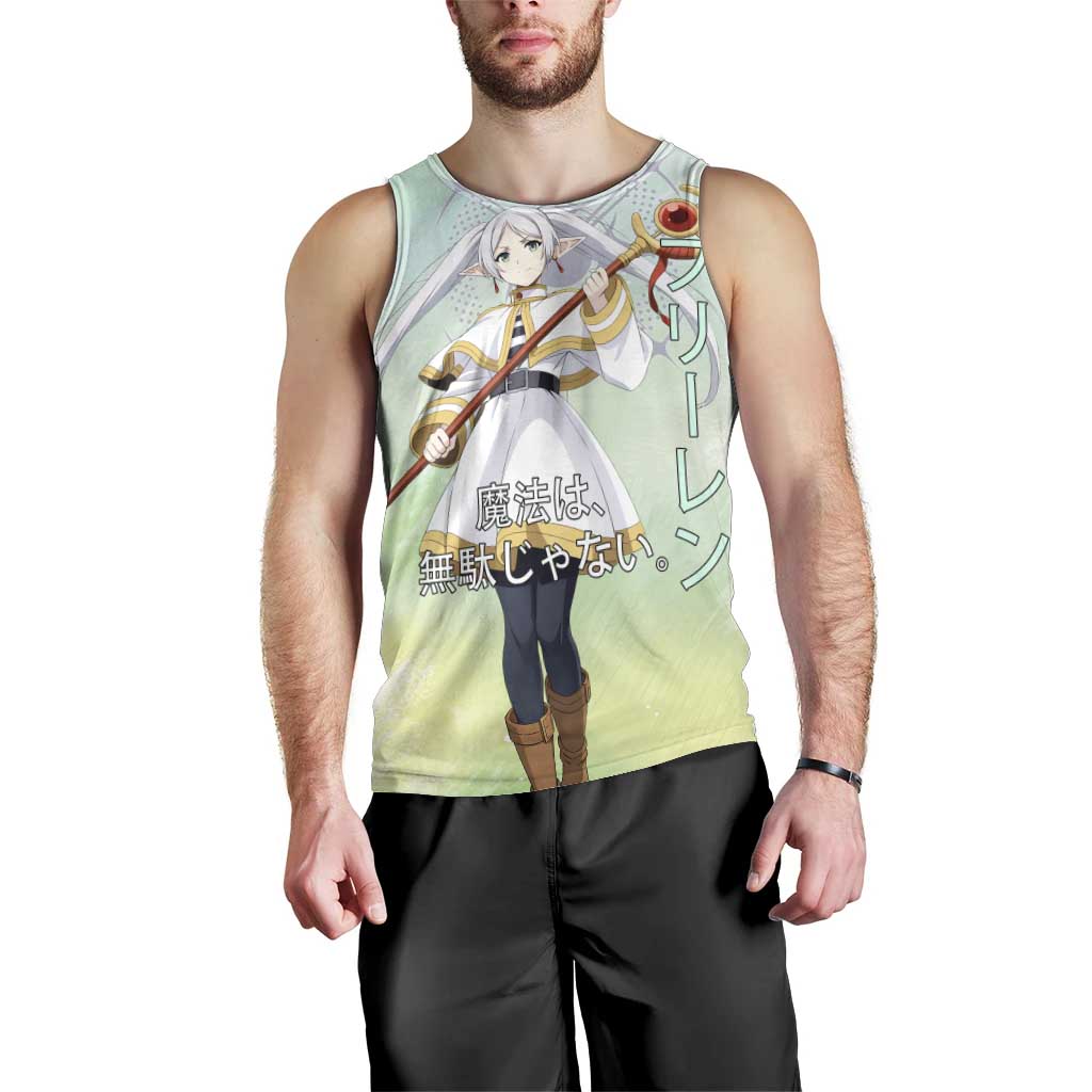 Frieren Frieren Beyond Journey’s End Men Tank Top Ethereal Fantasy Anime Style