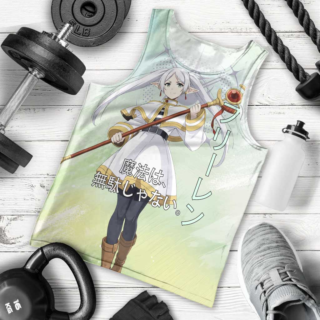 Frieren Frieren Beyond Journey’s End Men Tank Top Ethereal Fantasy Anime Style