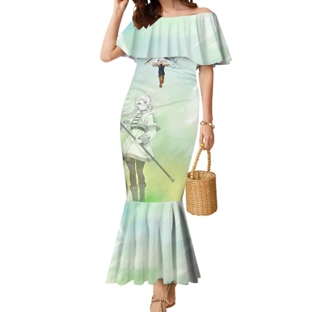 Frieren Frieren Beyond Journey’s End Mermaid Dress Ethereal Fantasy Anime Style