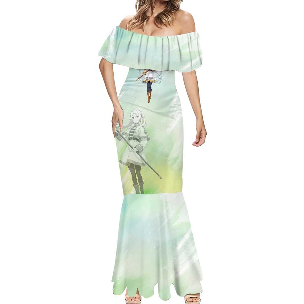 Frieren Frieren Beyond Journey’s End Mermaid Dress Ethereal Fantasy Anime Style