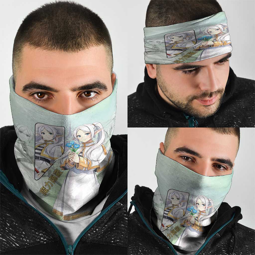 Frieren Frieren Beyond Journey’s End Neck Gaiter Ethereal Fantasy Anime Style