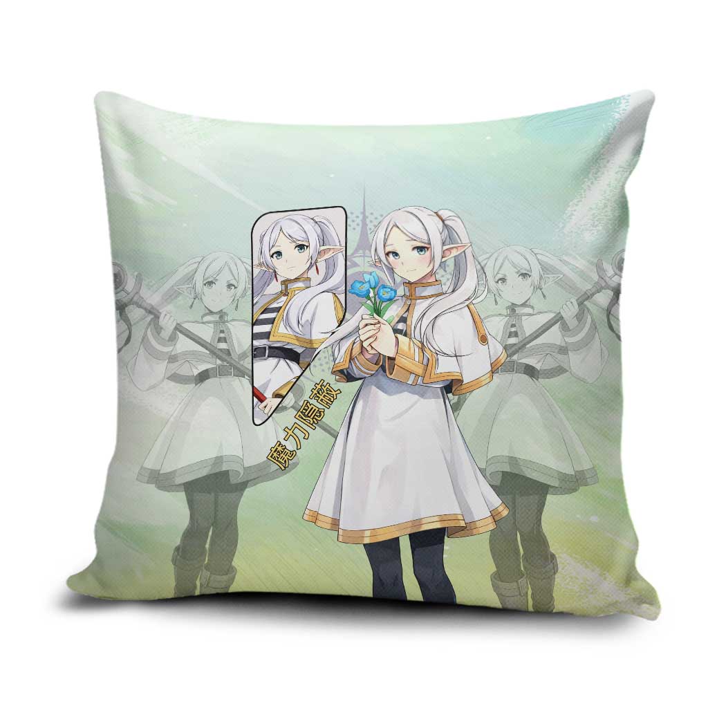 Frieren Frieren Beyond Journey’s End Pillow Cover Ethereal Fantasy Anime Style