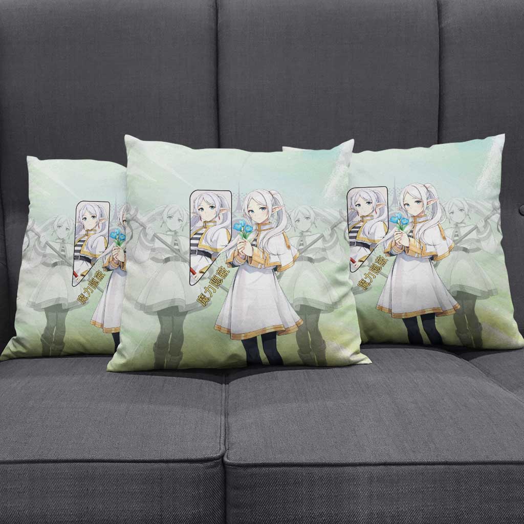 Frieren Frieren Beyond Journey’s End Pillow Cover Ethereal Fantasy Anime Style