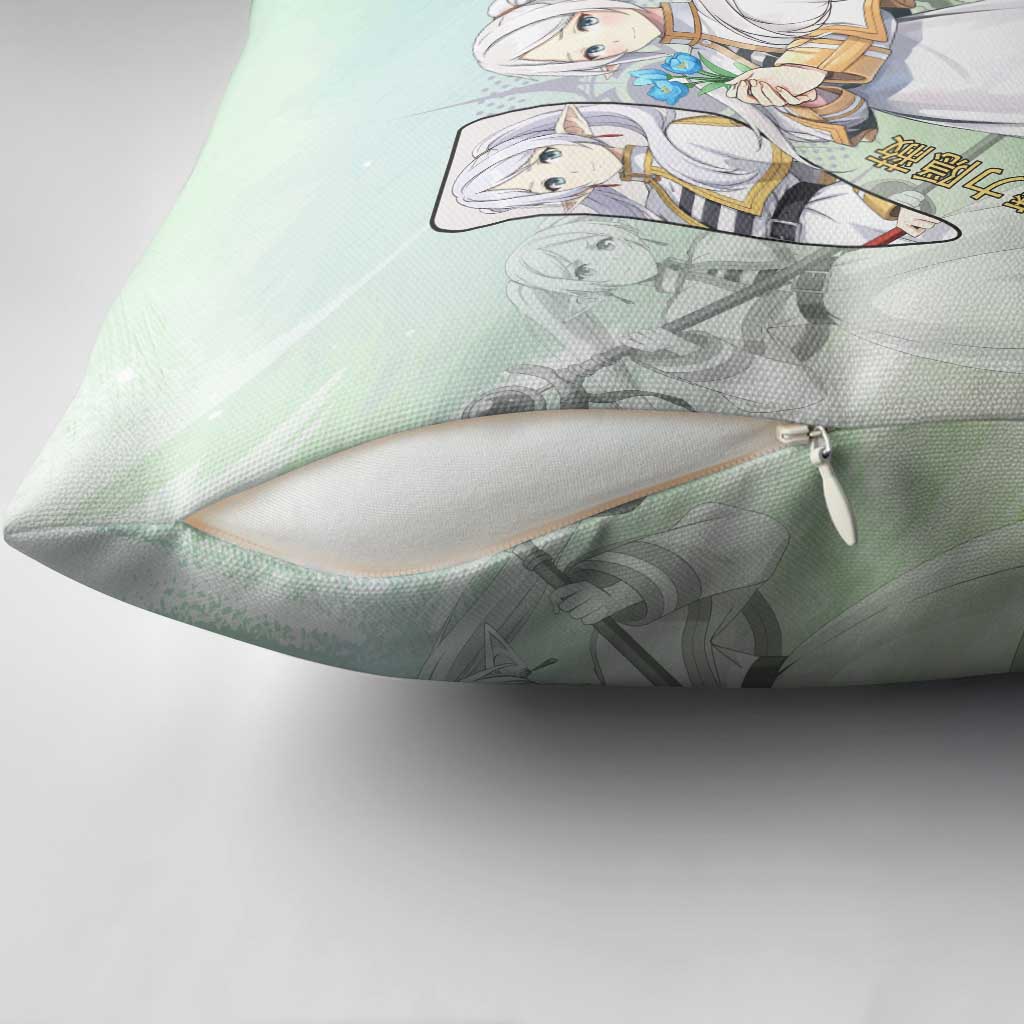 Frieren Frieren Beyond Journey’s End Pillow Cover Ethereal Fantasy Anime Style