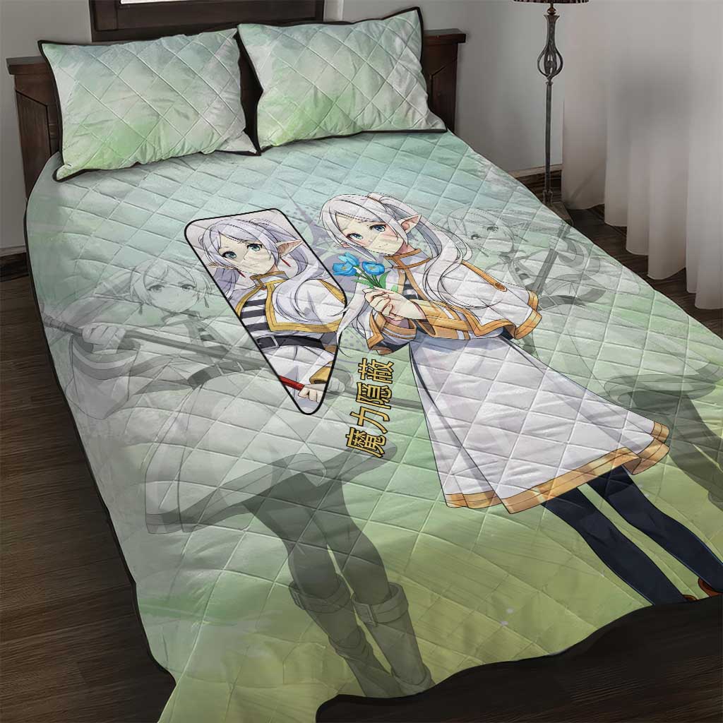 Frieren Frieren Beyond Journey’s End Quilt Bed Set Ethereal Fantasy Anime Style