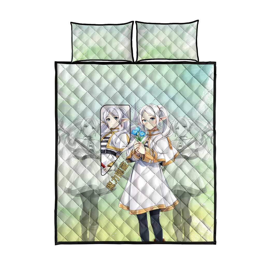 Frieren Frieren Beyond Journey’s End Quilt Bed Set Ethereal Fantasy Anime Style