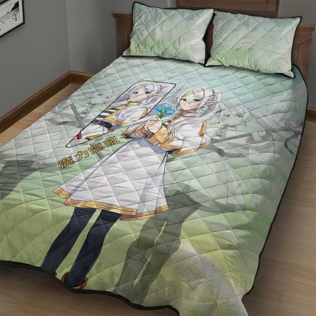 Frieren Frieren Beyond Journey’s End Quilt Bed Set Ethereal Fantasy Anime Style