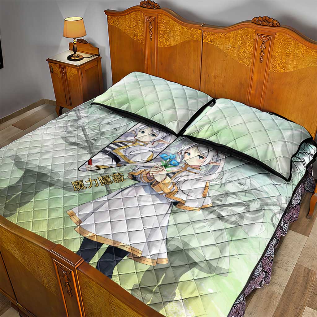 Frieren Frieren Beyond Journey’s End Quilt Bed Set Ethereal Fantasy Anime Style