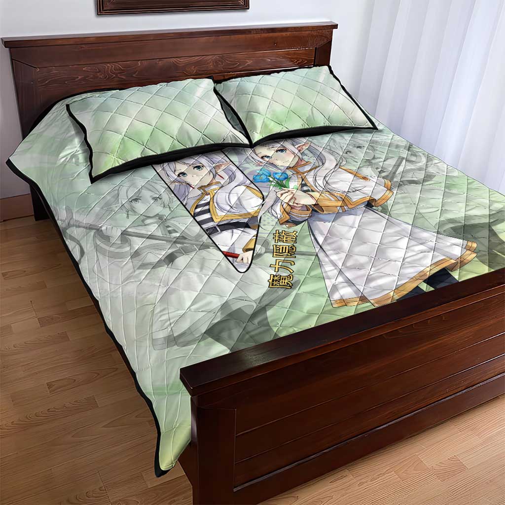 Frieren Frieren Beyond Journey’s End Quilt Bed Set Ethereal Fantasy Anime Style