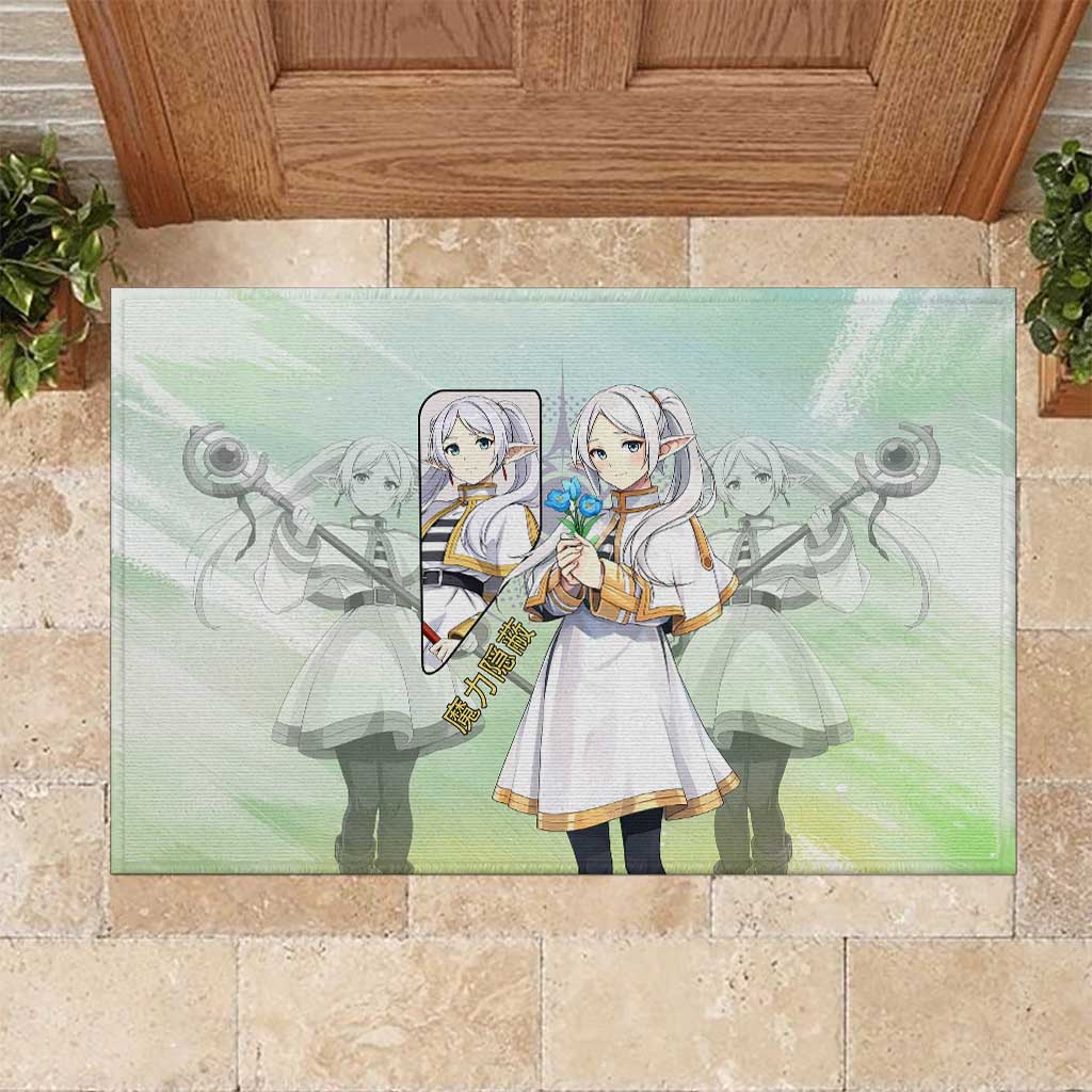 Frieren Frieren Beyond Journey’s End Rubber Doormat Ethereal Fantasy Anime Style