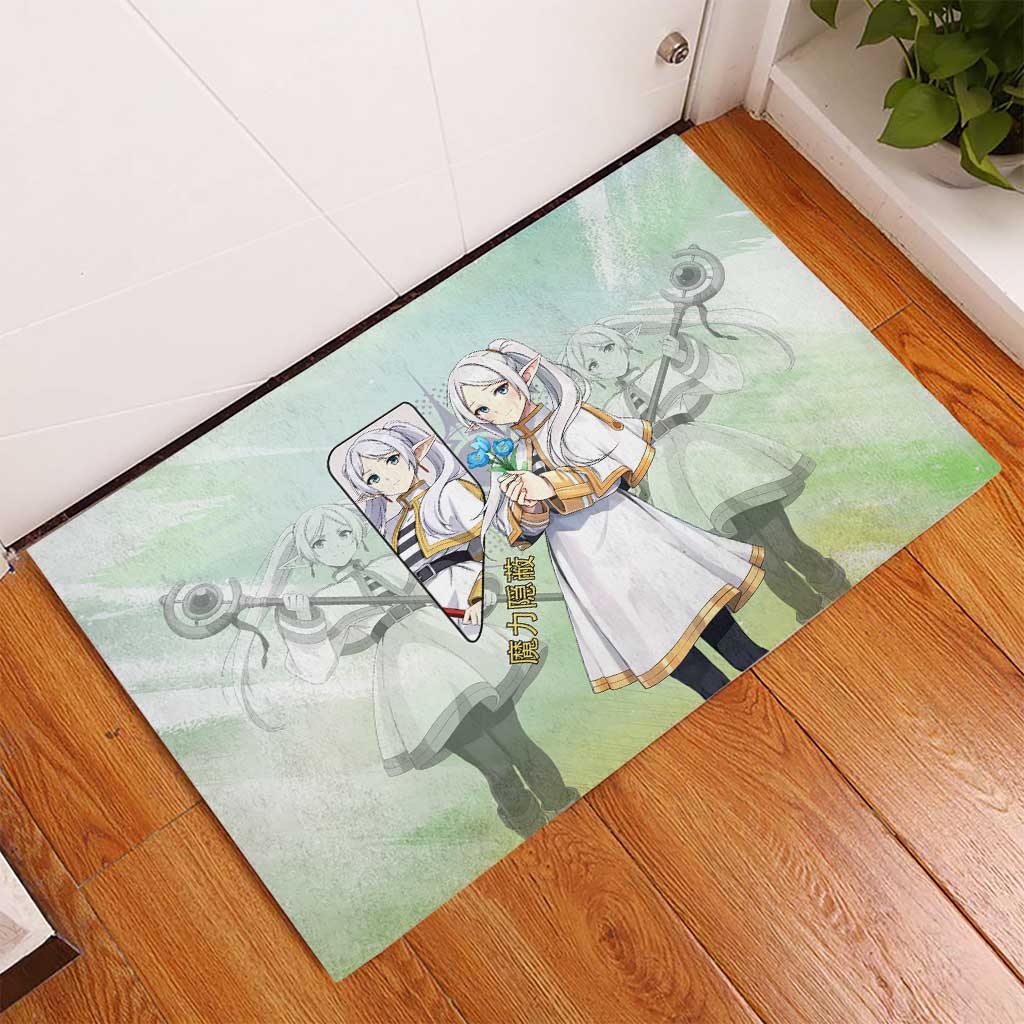 Frieren Frieren Beyond Journey’s End Rubber Doormat Ethereal Fantasy Anime Style