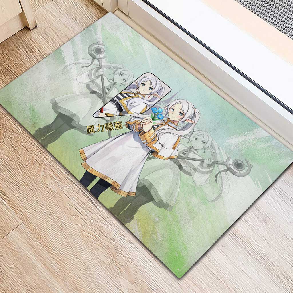 Frieren Frieren Beyond Journey’s End Rubber Doormat Ethereal Fantasy Anime Style