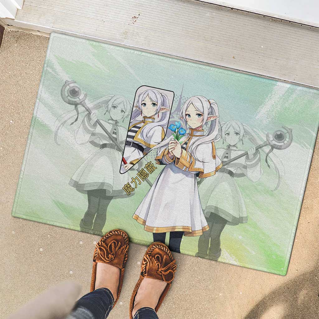 Frieren Frieren Beyond Journey’s End Rubber Doormat Ethereal Fantasy Anime Style