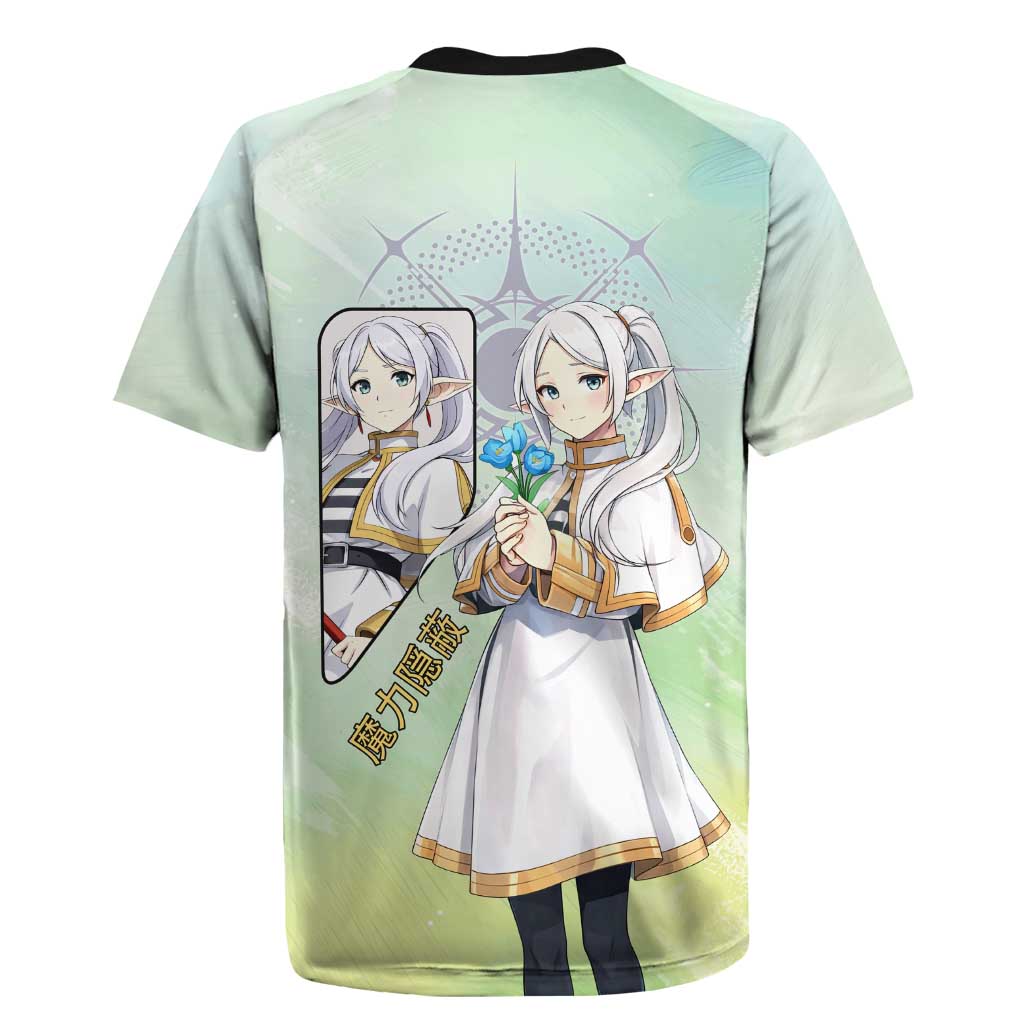 Frieren Frieren Beyond Journey’s End Rugby Jersey Ethereal Fantasy Anime Style