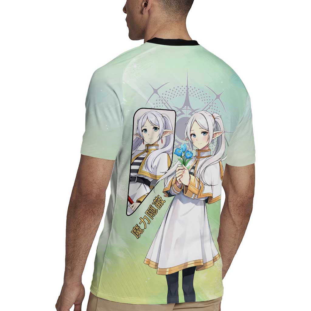 Frieren Frieren Beyond Journey’s End Rugby Jersey Ethereal Fantasy Anime Style