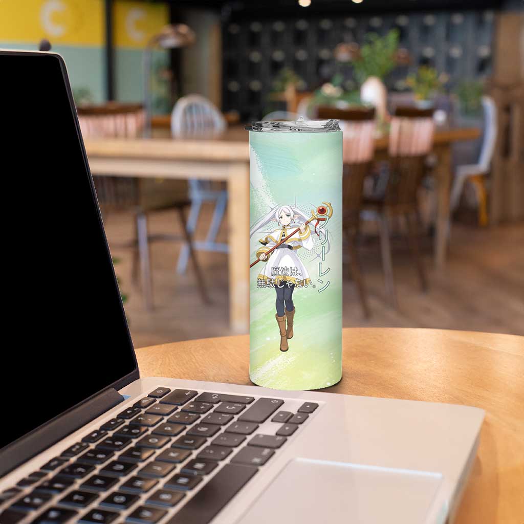 Frieren Frieren Beyond Journey’s End Skinny Tumbler Ethereal Fantasy Anime Style