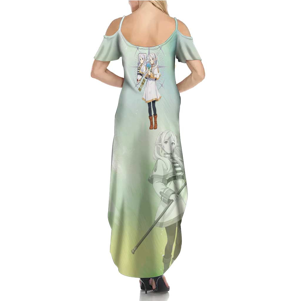 Frieren Frieren Beyond Journey’s End Summer Maxi Dress Ethereal Fantasy Anime Style