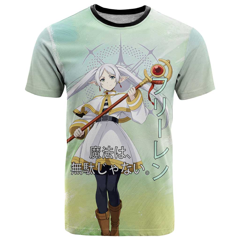 Frieren Frieren Beyond Journey’s End T Shirt Ethereal Fantasy Anime Style