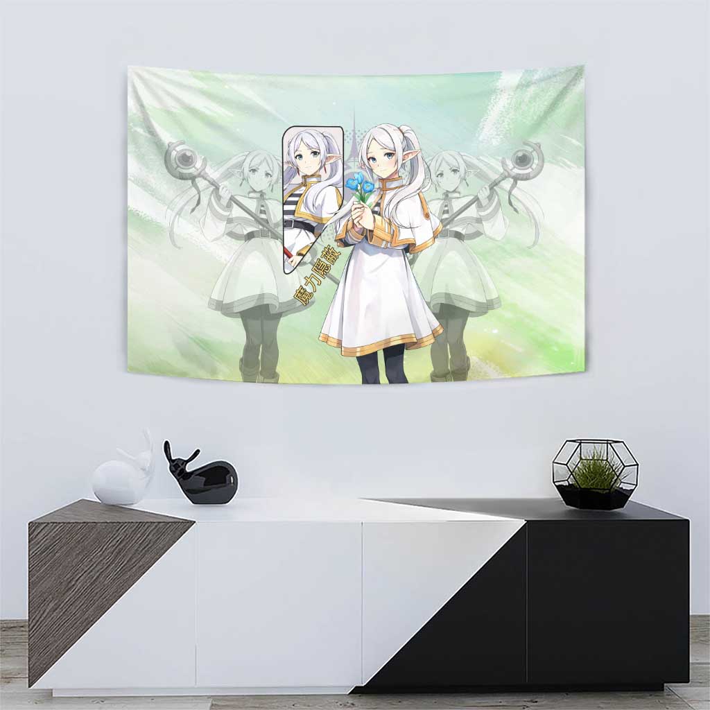 Frieren Frieren Beyond Journey’s End Tapestry Ethereal Fantasy Anime Style