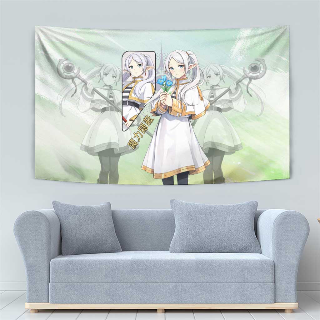 Frieren Frieren Beyond Journey’s End Tapestry Ethereal Fantasy Anime Style