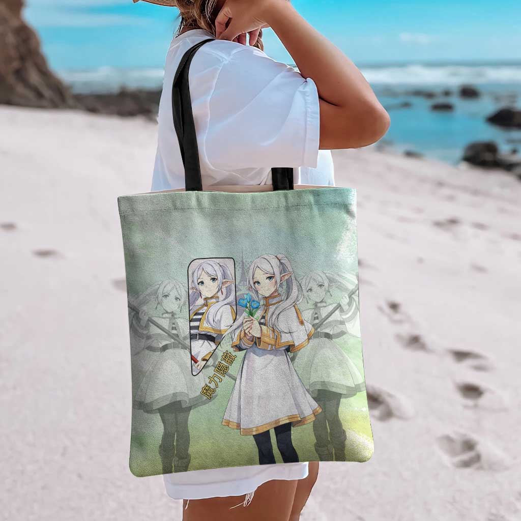 Frieren Frieren Beyond Journey’s End Tote Bag Ethereal Fantasy Anime Style