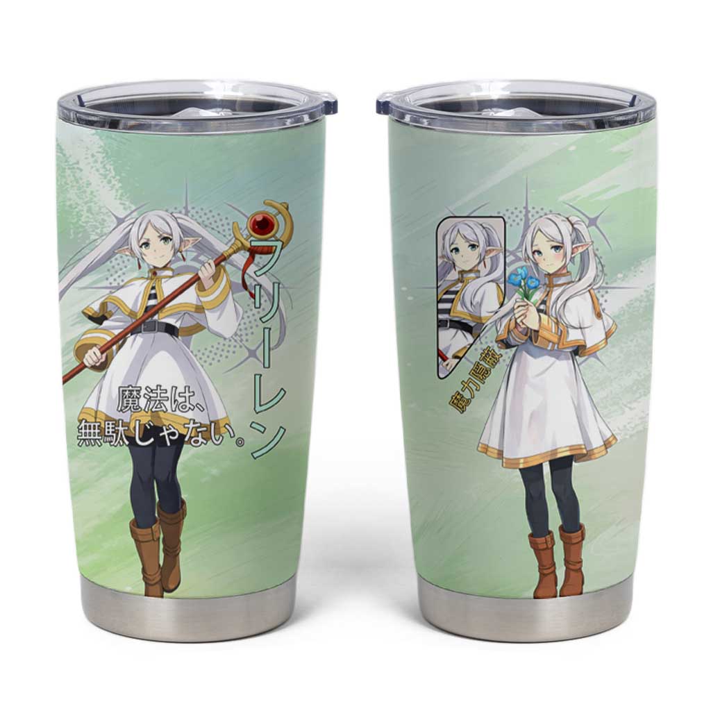 Frieren Frieren Beyond Journey’s End Tumbler Cup Ethereal Fantasy Anime Style