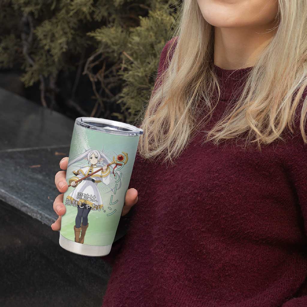Frieren Frieren Beyond Journey’s End Tumbler Cup Ethereal Fantasy Anime Style