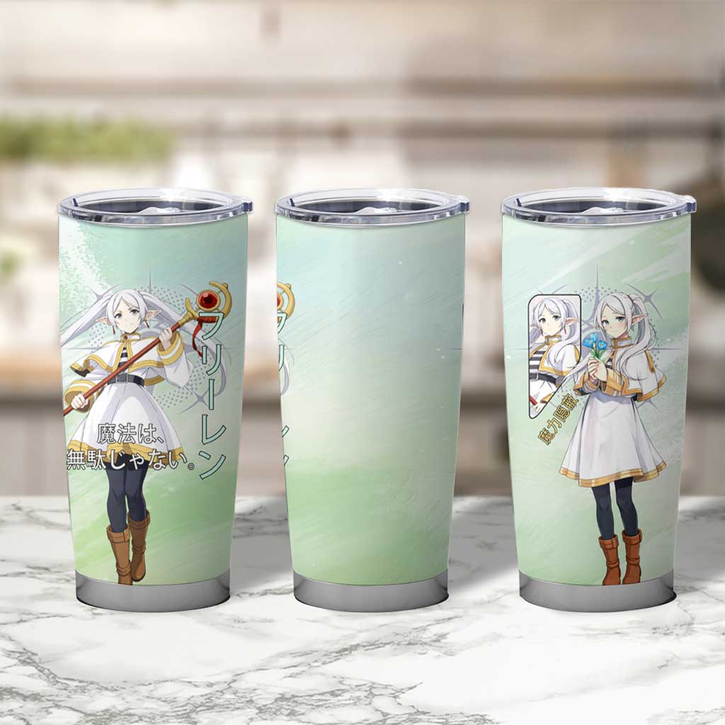 Frieren Frieren Beyond Journey’s End Tumbler Cup Ethereal Fantasy Anime Style