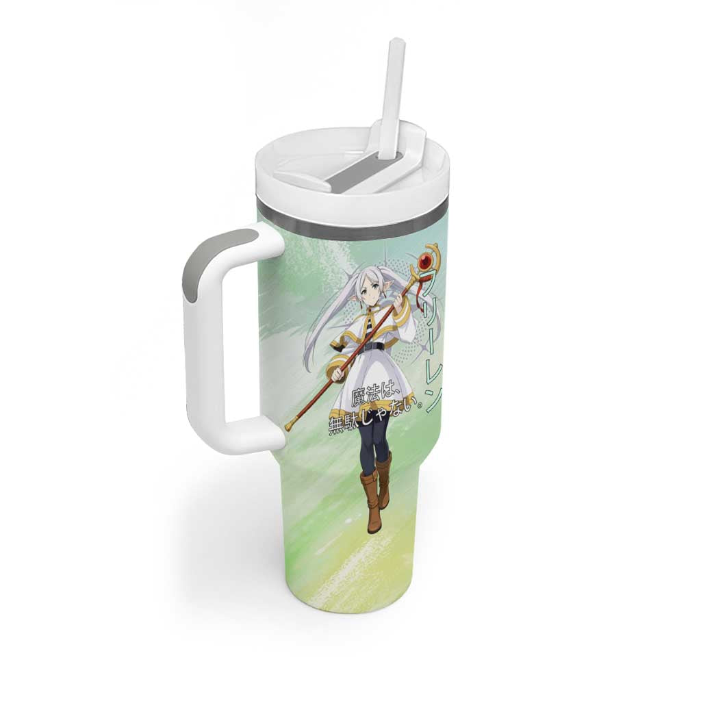 Frieren Frieren Beyond Journey’s End Tumbler With Handle Ethereal Fantasy Anime Style