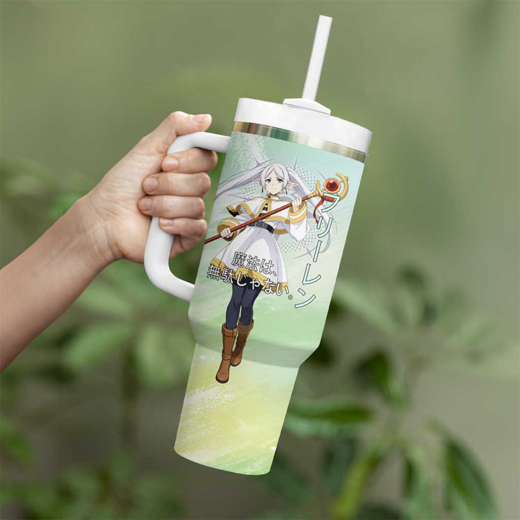 Frieren Frieren Beyond Journey’s End Tumbler With Handle Ethereal Fantasy Anime Style