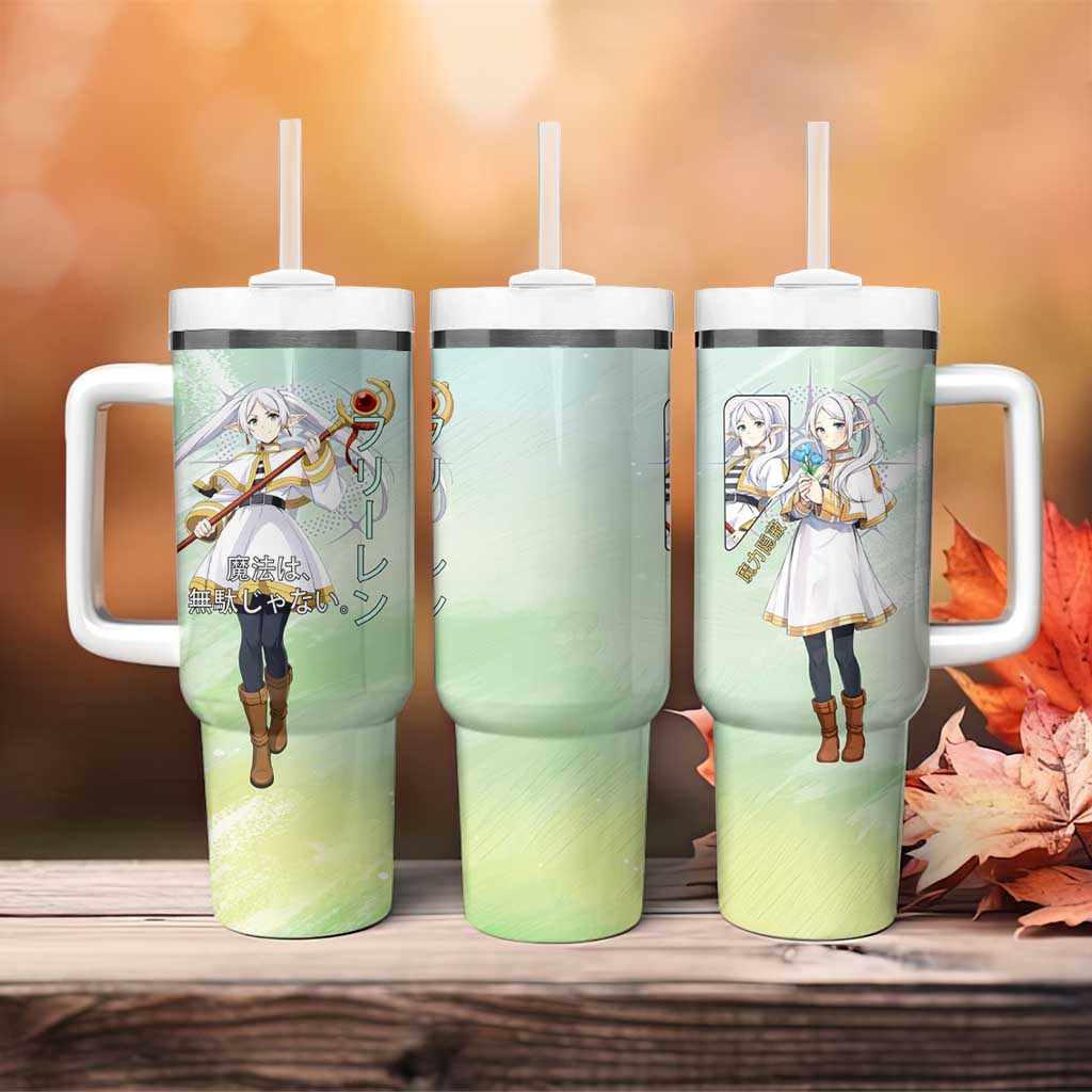 Frieren Frieren Beyond Journey’s End Tumbler With Handle Ethereal Fantasy Anime Style