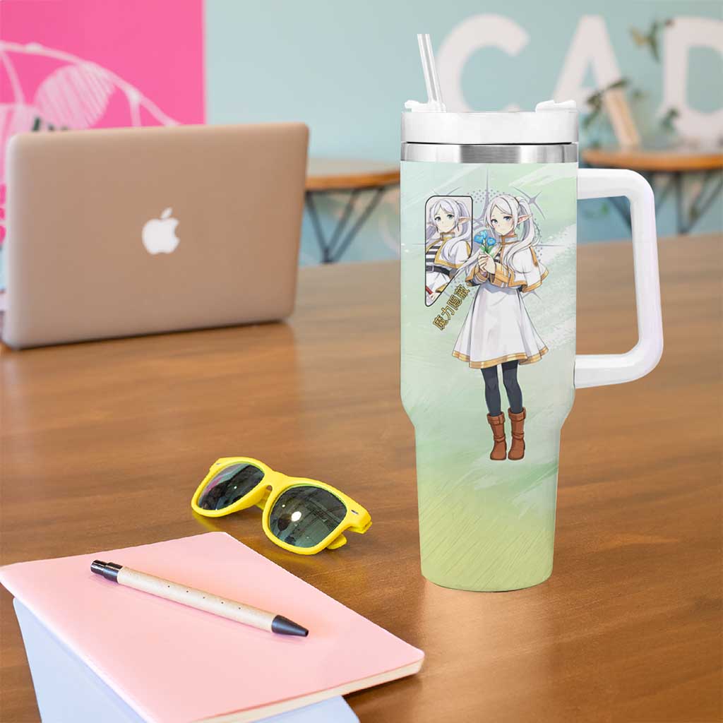 Frieren Frieren Beyond Journey’s End Tumbler With Handle Ethereal Fantasy Anime Style